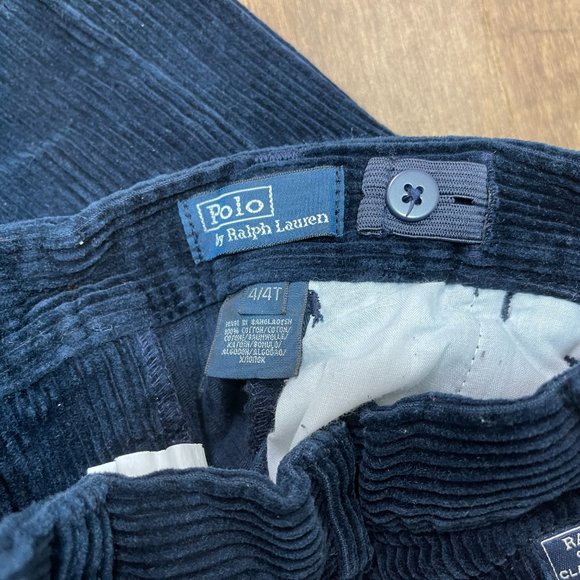 Polo Ralph Lauren Navy Corduroy Pants sz 4 - Picture 6 of 6